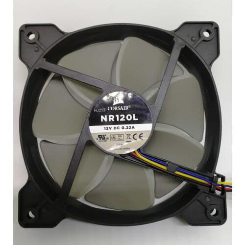 Nr120l 12cm Ultra-Quiet 4-Pin 120mm DC 12V PWM Speed Control Case Cooling Fan