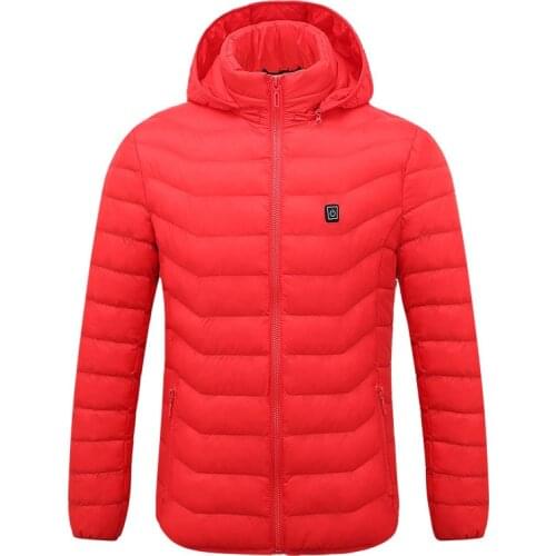 2021 Intelligent Heated Jacket Men Women Usb Charging Hooded Hiking Jacket Outdoor Camping Hiking Heated Jacket Thermal Coat