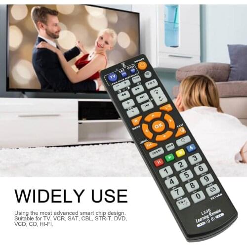 L336 Universal Smart Remote Control With Learning Function For TV Box Cbl Dvd Sat Stb Dvb Hifi Vcr STR-T Drop Shipping Hot