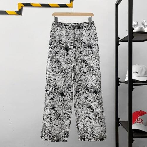 VETEMENTS Gaojie new VTM vehicles pants OS loose casual hip hop couple casual sports pants