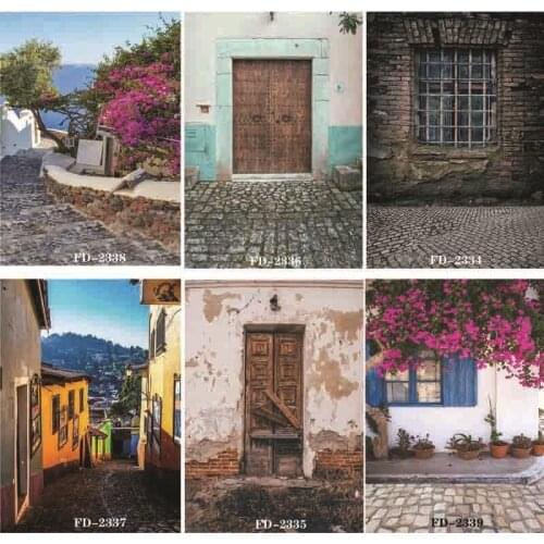 Vinyl Custom Photography Backdrops Prop outdoor+Brick wall Photography Background #0069