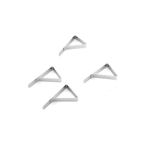 4/6PCS Stainless Steel Tablecloth Clamps Wedding Promenade Table Cover Holder Clip Promenade/Round Board Adjustable Stable Clips