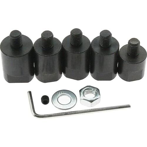 1 Set of Motor Shaft Coupling M6 3.17/4/5/6/8mm Axle Motor Shaft Coupler Sleeve Chuck AdapterSaw Blade Coupling