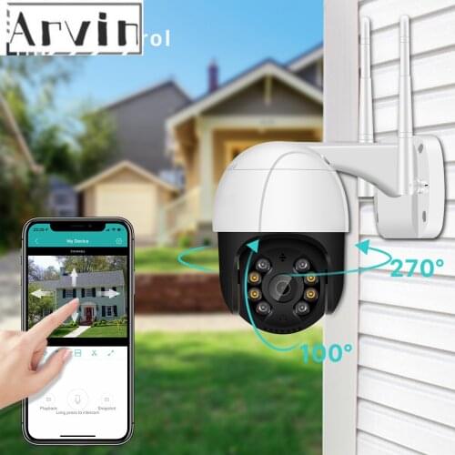 1080P PTZ Wifi IP Camera Outdoor 4x Digital Zoom AI Human Body Detection Wireless Camera ONVIF Audio 2MP Security CCTV Camera