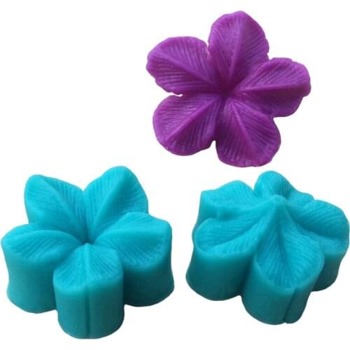 Plum Blossom Shapes 3D Silicone Mold Fondant Cake Chocolate Candy Jello Silicone Decorating Tools