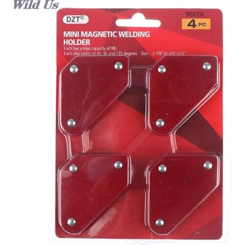 4Pcs/set Hot Sale Triangle Welding Positioner Magnetic Fixed Angle Soldering Locator Tools Without Switch Welding Accessories