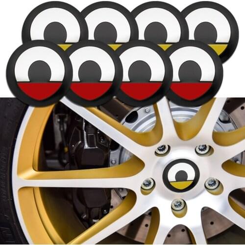 56mm Car Tire Wheel Center Hubcaps Sticker Emblem Badge Cover Auto Accessories for Smart Fortwo Forfour 453 451 450 Forjeremy