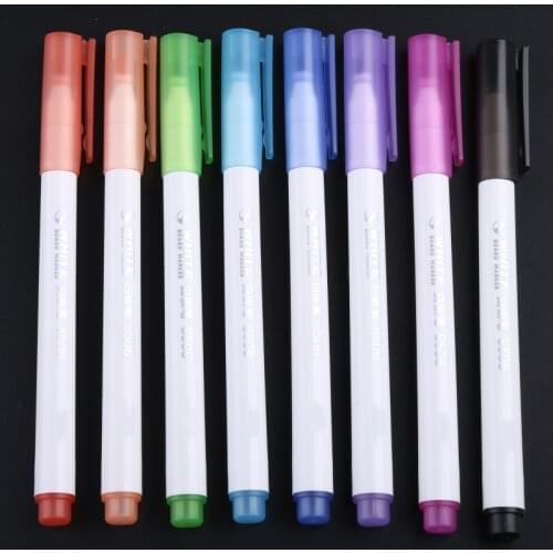 8 Colors Wipeable Glass Window Whiteboard Marker Pen Shop Car Decorating Tool