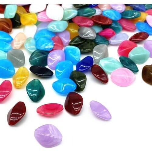 20pcs/lot 13x16mm Imitation Natural Stone Clouds Effect Acrylic Beads For Jewelry Makeing Bracelet necklace DIY Accessory