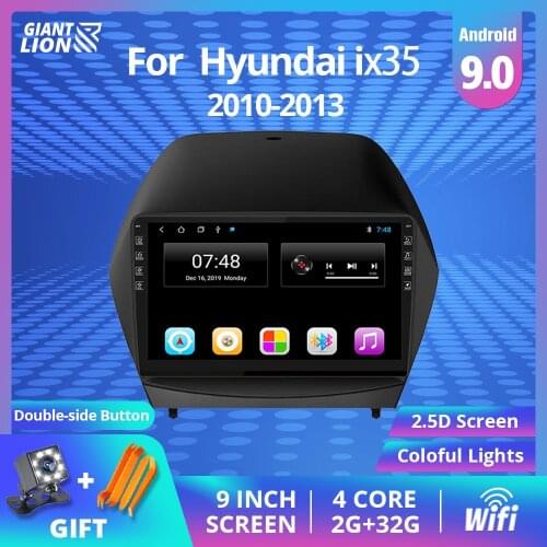 2din Android 9.0 Car Radio For Hyundai Ix35 2010-2013 Car Multimedia Video Player Stereo Autoradio Navigation 2Din Dvd Player