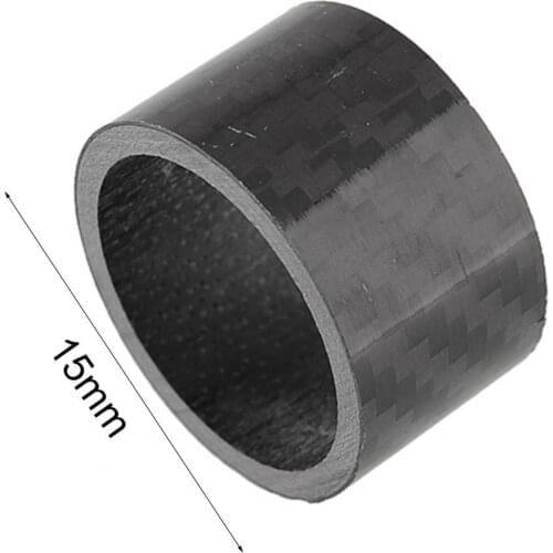 Mountain bike 28.6 front fork bowl set carbon fiber washer 3K set wrist pad ring 5/10/15/20mm potence vtt Bicycle Headset