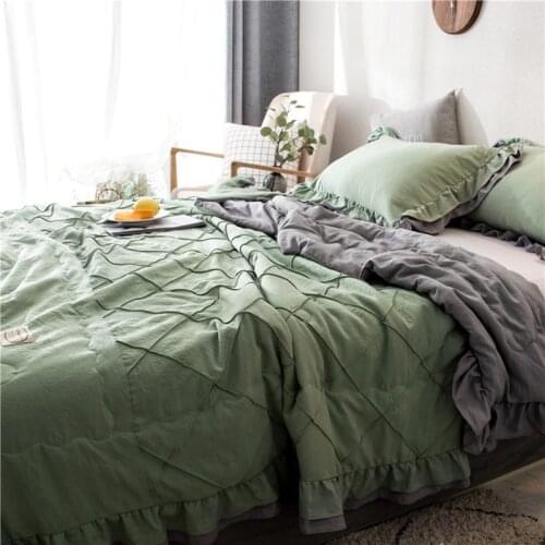 Lace Air Condition Bedspread For All Season Sleeping Warm Durable Blanket
