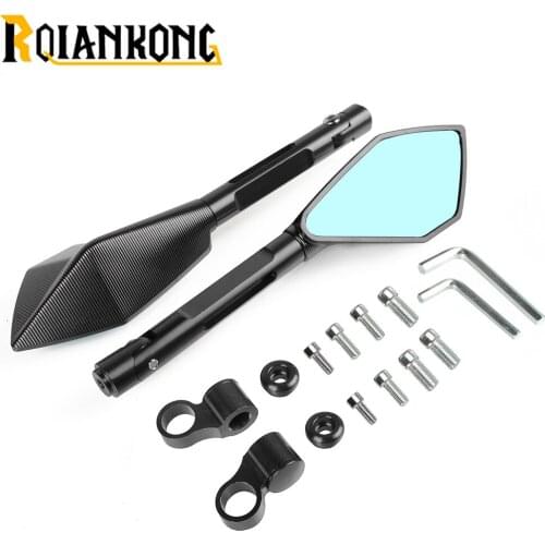 Motorcycle Accessories Rear View Mirrors Blue Glass For Honda CBR600RR GROM MSX125 nc750x cb400 cb500x cb650f Z250 Z750 Z800