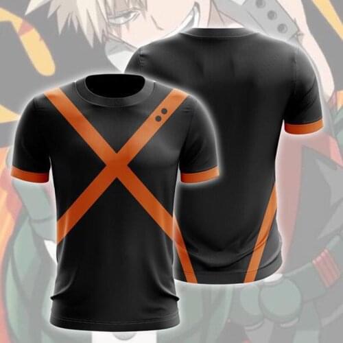 My Boku no Hero Academia T-shirt Man Women 3D Print Summer Short Sleeve S-5XL