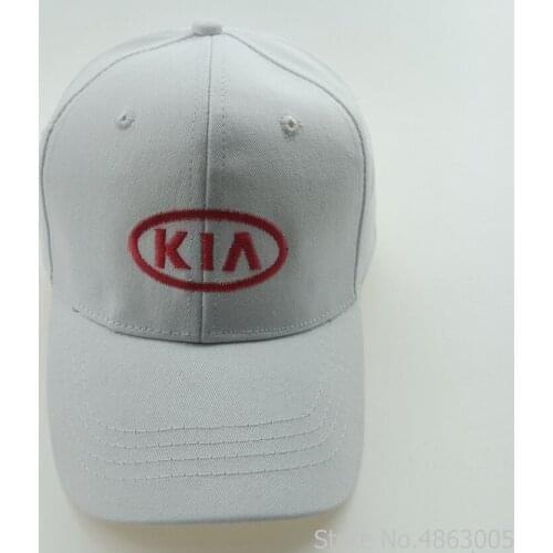 Men Hat Solid Color embroidery KIA Baseball Cap Men Cap Sun Hat Adjustable Sports caps