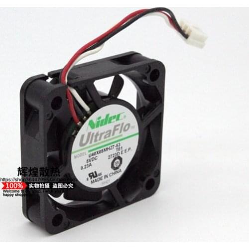 Nidec U40X05MHZ7-53 DC 5V 0.23A 40x40x10mm Server Cooling Fan