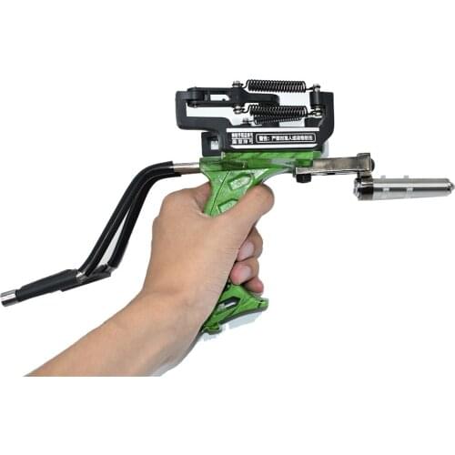 Outdoor fishing slingshot with infrared aiming hot sale hunting stainless steel catapult professional slingshot with rubber band