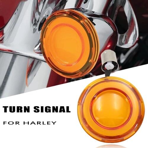Fits For Harley Touring Dyna 2002-2017 Sportster XL 2002-2021 Motorcycle 1157 Bullet Style LED Front Turn Signal Conversions