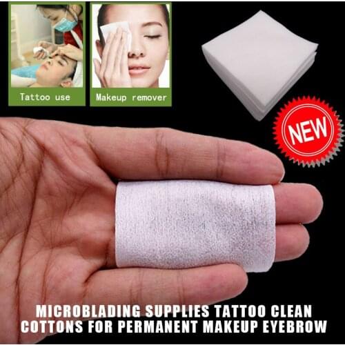 1200pcs Facial Microblading Supplies Tattoo Clean Cottons For Permanent Makeup Eyebrow Accessories Salon Skincare Tools