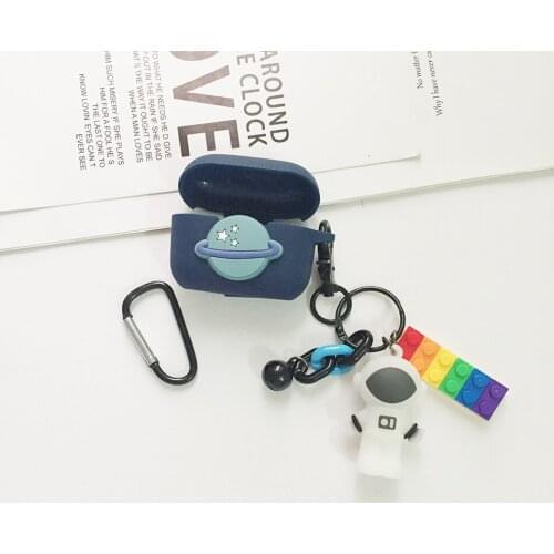 For Meizu POP PRO Case Cartoon astronaut Silicone Protective Case For Meizu pop pro Wireless Bluetooth earphone Cover