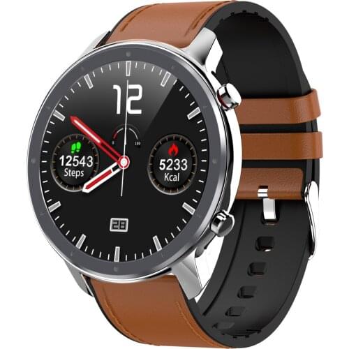 L11 Smart Watch Men ECG+PPG Heart Rate Blood Pressure Monitor Business Digital Watches with IP67 Waterproof Bluetooth Reminder
