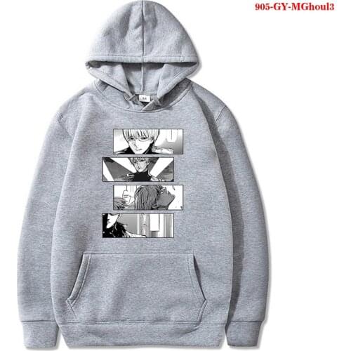 Tokyo Ghoul Anime Manga Hoodies Kaneki Ken Printed Men/women Hoodie Long Sleeve Sweatshirt Men Women Cool Sweatshirt Streetwear