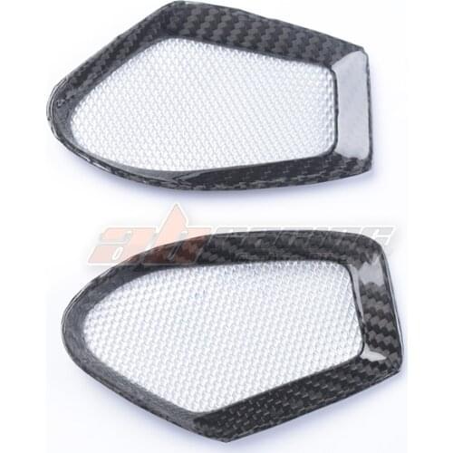 Gas Tank Air Intake Vent COVER Fairing Cowling Carbon Fiber For DUCATI 696 796 1100