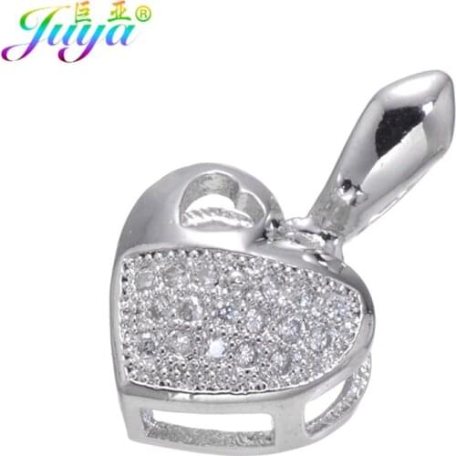 Handmade Jewelry Fitings Supplies Copper Pinch Clip Bail Hooks Accessories For Women Pearls Agate Earring Necklace Making