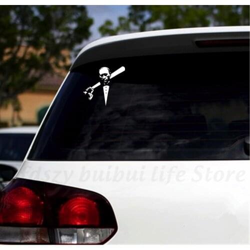 18X14cm Russian President Vladimir Putin plays sport car sticker funny car stickers auto decal N492