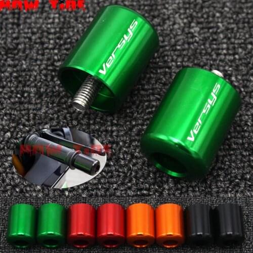 Motorcycle KAWASAKI Accessories CNC Handlebar Grips Bar Ends Cap Slide For KLE Versys 650/1000 VERSYS-X 300