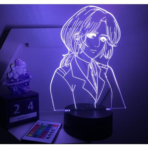Anime 3d Light Attack on Titan Pieck Finger Lamp for Bedroom Decor Birthday Gift Manga Attack on Titan Pieck Finger Night Lamp