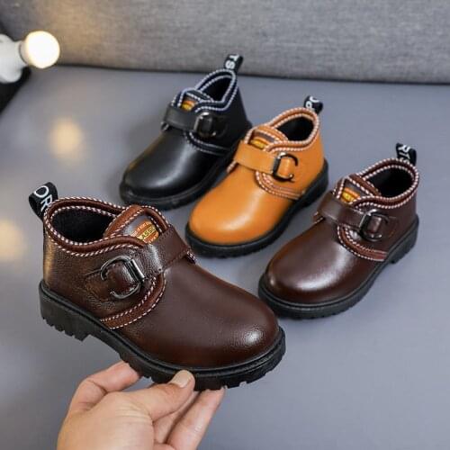 AOLIMENGLA Children's Leather Shoes