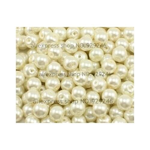 Free shipping 250pcs/pack 10mm pearl color round ABS inmitation pearl with holes for costume garment shows hair sewing accessory