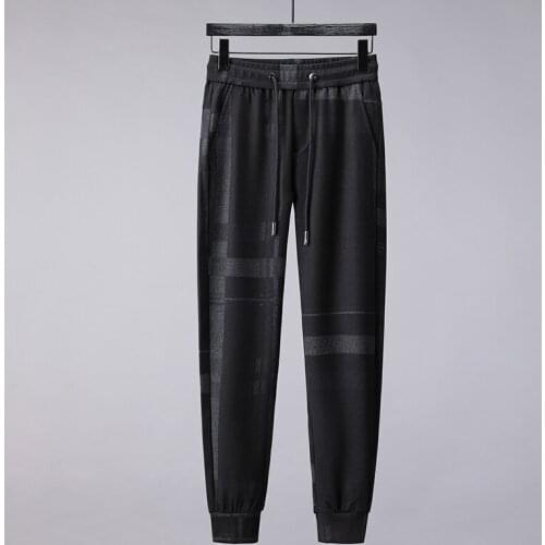 Mens Black Casual Pants Men 2021 Spring New Street Wear Joggers Trousers Fashion Loose Sports Pants Trousers Pants For Men