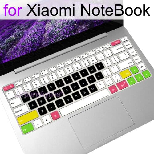 Keyboard Cover for Xiaomi MI Air 13.3 12.5 Pro 15.6 Gaming 15 Ruby Laptop Clear Black Protector Skin Film Silicone TPU Notebook