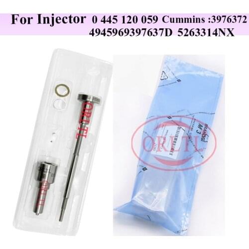 ORLTL Nozzle DSLA128P1510 (0433175449) VALVE F00RJ02130 Common Rail Injector Repair Kits For 0445120059 0 445 120 059