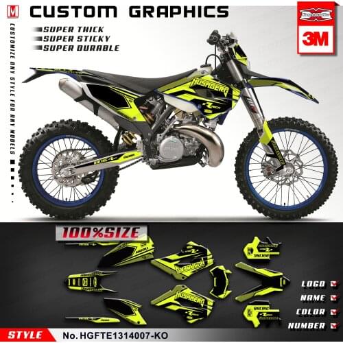 KUNGFU GRAPHICS Custom Sticker Kit for Husaberg TE FE 125 250 300 TE125 TE250 TE300 FE250 FE350 FE450 FE50 FE450 FE501 2013 2014
