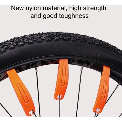 Nylon 3Pcs Portable Mountain Bike Tire Opening Spoon Tools Bicycle Tire Opener High Strength