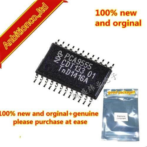 5pcs 100% new and orginal PCA9555PW PCA9555 TSSOP24 16-bit I2C and SMBus I/O port with interrupt in stock