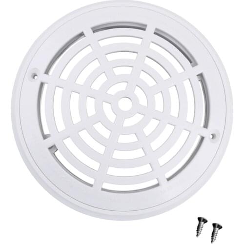 Plastic 8'' Main Drain Cover Plate Swimming Pool Suction Outlet Accessary