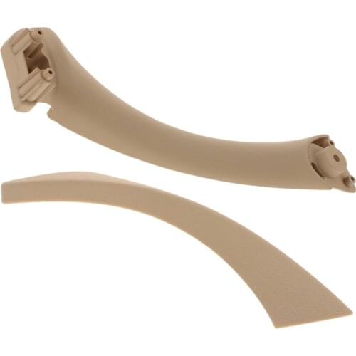 Right Inner Door Panel Handle Pull Outer Trim Cover For BMW E90 3-Series Sedan Replace Part Number: 51417230850, 51419150336