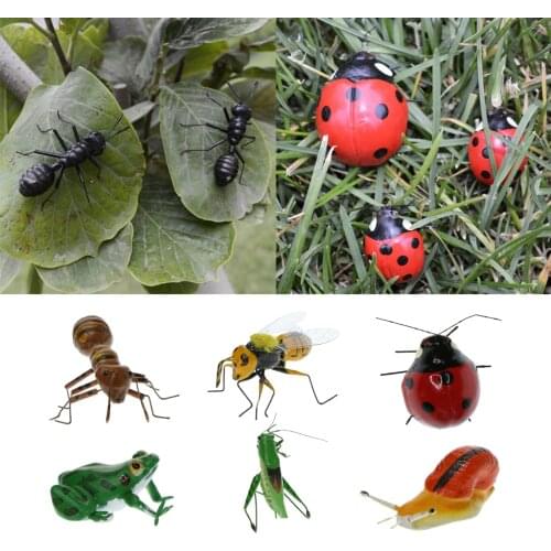 Lifelike Insect Statue Home Ornament Yard Office Outdoor Sculpture Figurine Show