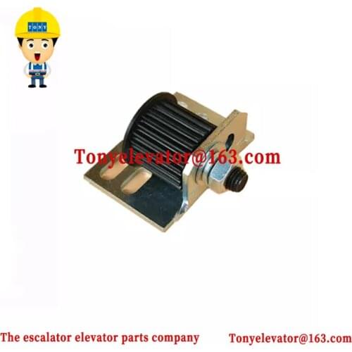 Lift Door Motor Belt Roller With Axle Bracket Black Color