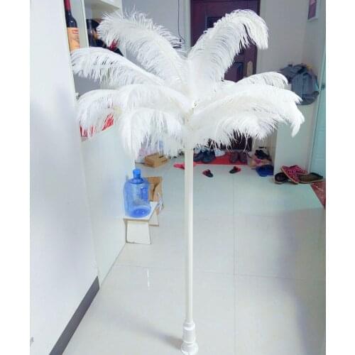 Modern White Theme Ostrich Feather Tree Wedding DIY Aisle Runner Road Lead Party Dinner Table Decoration Trees Best Gifts