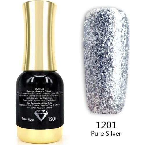 Venalisa Super Color Gel Varnish 12ml Diamond Shining Glitter Sequin Starry Platinum Nail Enamel Long Lasting Time Gel Polish