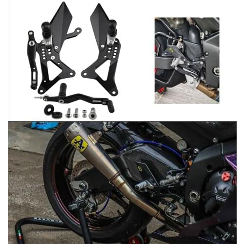 MTKRACING For YAMAHA R1 R 1 R6 R 6 increased rear pedal for motorcycle articulated pedal system 2009-2014