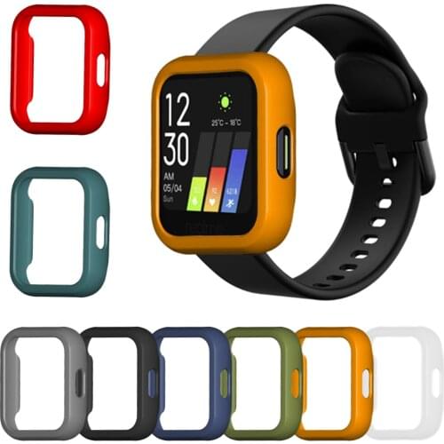 For Realme Watch Case Protector Plastic Hard PC Cover Shell For Realme Smart Watch Frame Bumper Protective Case Accessories