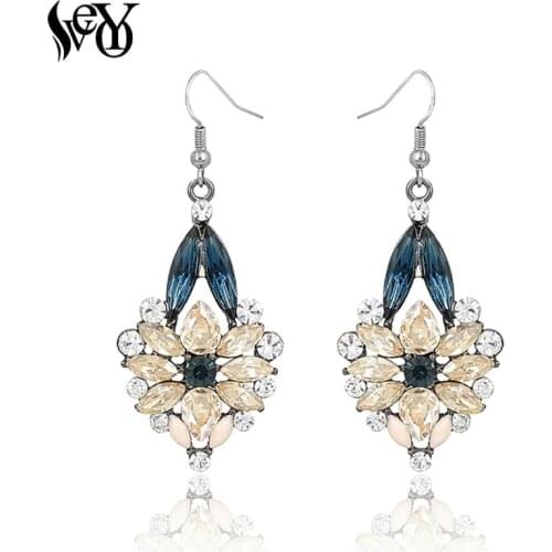 VEYO Crystal Earrings Ear Hook Earrings For Women Classic Hot Sale High Quality Brincos Pendientes