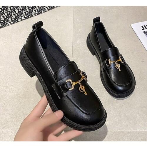 2021 Patent Leather beads oxfords women shoes british derby shoes for woman flats pearl slip on add cashmere loafers size 34-42
