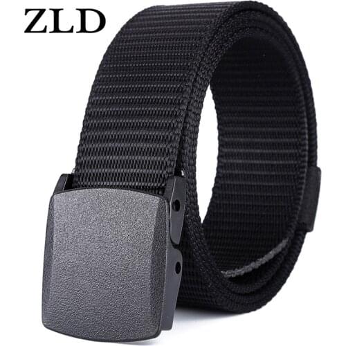 ZLD New men nylon quick drying canvas women leisure hypoallergenic belt tactical belt military training ladies outdoor sports